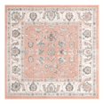 thumbnail image 3 of Unique Loom Aurelia Collection Area Rug - Hadrian (6' Square Rose/Gray), 3 of 7