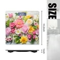 thumbnail image 2 of Bathroom Scale, Highly Accurate Digital Body Scale,Precisely Measures Weight up to 400 lbs-Flowers On White Wooden Background, 2 of 4