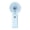 Blue, variant on Tibvox Folding Rechargeable Desk Fan Portable Handheld Folding Cooling Fan Outdoor Light Weight Coolers Tool Enduring