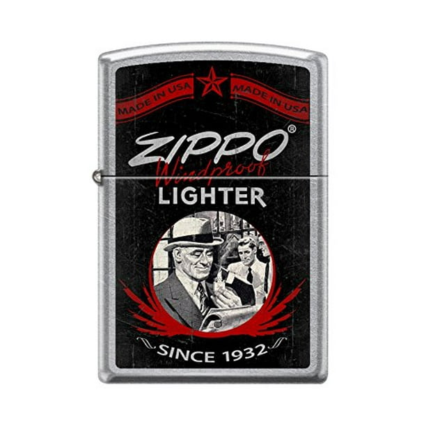 zippo since 1932 street chrome windproof pocket lighter new Walmart