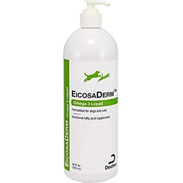 Dechra EicosaDerm Omega 3 Liquid for Dogs & Cats 32oz Nutritional