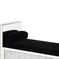 thumbnail image 4 of ACME Noralie Bench w/2 Pillows, Mirrored & Faux Diamonds, 4 of 8