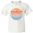 thumbnail image 3 of Inktastic Lake Erie Distressed Retro Sunset Youth T-Shirt, 3 of 5