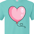 thumbnail image 4 of Inktastic Pink Balloon Heart T-Shirt, 4 of 5