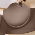 thumbnail image 5 of Amidoa Back-Smoothing Womens Bras Bronze No Wire Seamless Solid Push-up Bra Lingerie for Women S, 5 of 7