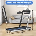 thumbnail image 7 of Walking Pad Running Machine Walking Machine for Home Under Desk Treadmill with LED Display and 12 Preset Programs 2.25HP Portable Treadmill Jogging Machine for Office Small Space On-Site, 7 of 7