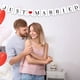thumbnail image 4 of Apmemiss Clearance Marry Me Banner, Paper Bunting Banner Decorative Hanging Garland for Wedding Engagement Proposal Party Valentine's Day Decoration, 4 of 6