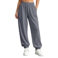 thumbnail image 3 of Viadha Sweatpants for Women Casual Fall Winter Clothes 2026 Baggy Jogger Sweatpants Closed Cinch Lounge Plus Size Sweat Pants with Pockets, 3 of 10