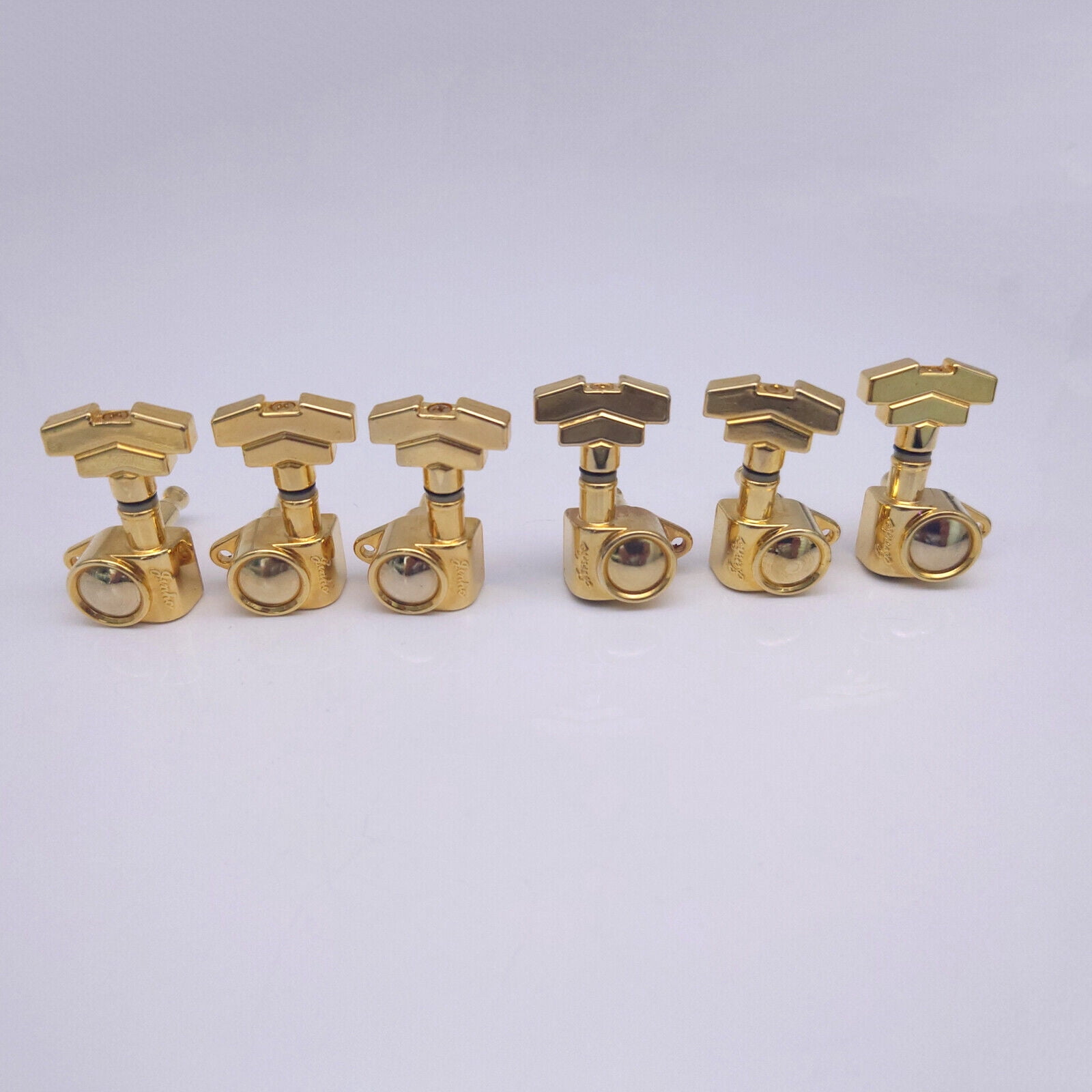 Guitar Tuners Guitar Tuning Pegs Set 3L3R Gold 18:1 Gears 109 Series for 3L3R String Electric Guitars Replacement Parts
