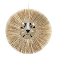 thumbnail image 1 of Nordic Rural Hand-woven Cartoon Lion Tiger Straw Wand ing Crafts Cotton Thread Weaving Tapestry Decor, 1 of 6
