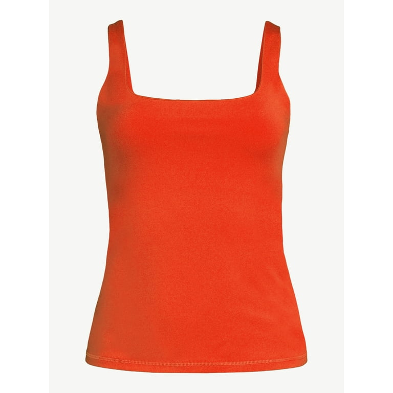 ◆BADBLOOD◆ Beyond Soft Square Neck Tank Tobacco w-tnk24-07 Love & Sports Women's Square Neck Tank Top - Walmart.com