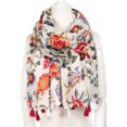 thumbnail image 2 of HSHDLDF Foulard Légère Mode Femme Imprimé Floral Hiver Automne Chaude Châle Foulard, 2 of 5