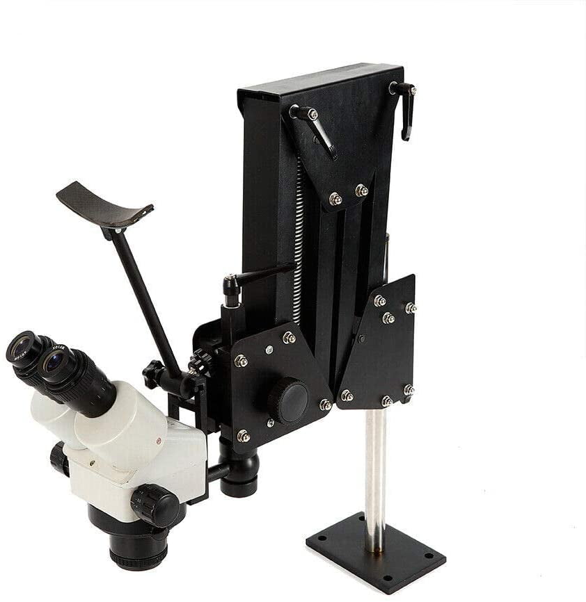 DENEST Jewelry Micro Mounting Machine with Microscope 77Mm Jewelry Microscope MultiDirectional