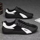 thumbnail image 5 of Zapatos de hombre de primavera y verano, zapatos de lona transpirables, zapatos blancos de moda para todos los partidos, zapatillas de deporte sin cordones, 5 of 6