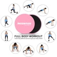 thumbnail image 4 of Ingenious Sport Core Sliders for Working Out - Pack of 2 Compact, Dual Sided Gliding Discs for Full Body Workout on Carpet or Hardwood Floor - Fitness & Home Exercise Equipment, Pink, 4 of 8