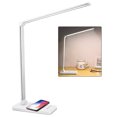 thumbnail image 1 of Lámpara LED de escritorio inalámbrica con carga USB, 5 modos de iluminación, ángulo de atenuación continua, lámpara ajustable para el cuidado de los ojos para el trabajo, el hogar y la Oficina, 1 of 7