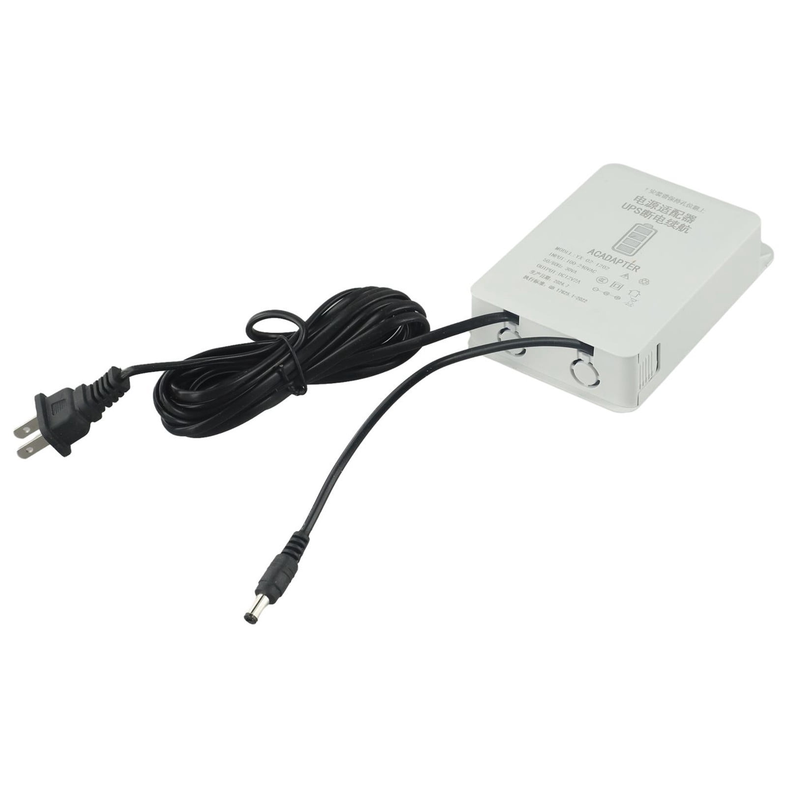 DC 12.6V 2A Uninterruptible Power Supply For WiFi, Routers, Modems, Security Cameras Mini UPS Battery Backup Power 6000mAh