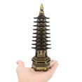 thumbnail image 4 of 7.1 Inch Tower Model, Tower Desktop Decor, Alloy Vintage For Bedroom Home, 4 of 8