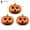 Orange, variant on 3PCS Halloween Tree Pumpkin Ball Ornaments,3.15 Inch Mini Hanging Decorations Pumpkin Ball with Rope Plastic Night Halloween Decor for Small Tree,Holiday,Party