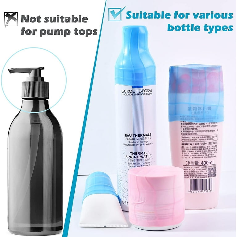8PcsSilicone Travel Bottle Covers Leak Proof Sleeves for Travel