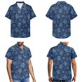 thumbnail image 3 of Jiueut Sea Turtle Pattern Matching Hawaiian Holiday Outfit Set Men's Button T-Shirt Women's Sleeveless Sundress, 2026 Scoop Neck Mini Dress Travel Outfit for Couples Beach Vacation, Size XL, 3 of 5
