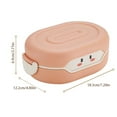 thumbnail image 3 of Oleegame 1PC Kids Snack Boxes For School Cute Creative Lunchbox Lunch Box Students Children Divided Lunchbox Box Gift Pink, 3 of 9