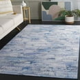 thumbnail image 3 of SAFAVIEH Tacoma Hailey Abstract Machine Washable Area Rug, Grey/Blue, 3' x 5', 3 of 12
