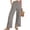 Gray-a, variant on Vivianyo HD Women's Solid Patch Pocket Wide Leg Casual Long Pants, Womens Lightweight Drawstring Elastic Waist Full Length Pull On Trousers for Daily Travel Wear, Sizes S-2XL