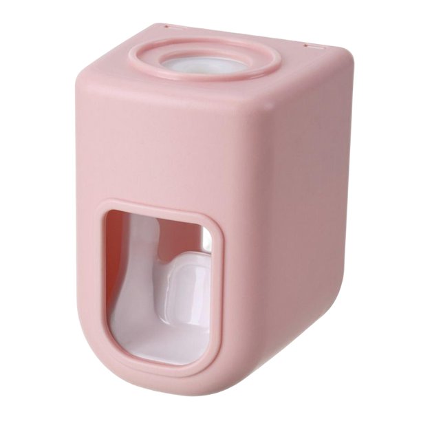 Dispensador De Pasta De Dientes Montado En La Pared Accesorios De Baño Automáticos Para El Hogar Rosa Sunnimix Dispensador de pasta de dientes