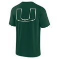 thumbnail image 3 of Unisex Fanatics Green Miami Hurricanes Elements Super Soft Short Sleeve T-Shirt, 3 of 3