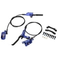 thumbnail image 3 of Bike Disc Brake Set, Mountain Bike Hydraulic Disc Brake Kit 4 Piston Hydraulic Disc Brake Bike CNC Bilateral Oil Brake with 160mm Rotor Disc Suitable for Most Model on the Market, 3 of 7