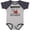 Baseball Heather and Navy, variant on Bagpipe Player Funny Music Joke Boys or Girls Baby Bodysuit