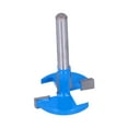 thumbnail image 2 of 1/4 Inch Shank T-Track Slotting Router Bit - Carbon Steel Body with Alloy Cutting Edge, PTFE Coated, for CNC/Handheld/Desktop Routers, Ideal for Solid Wood, MDF, Laminate, Particle Board, Plywood &, 2 of 6