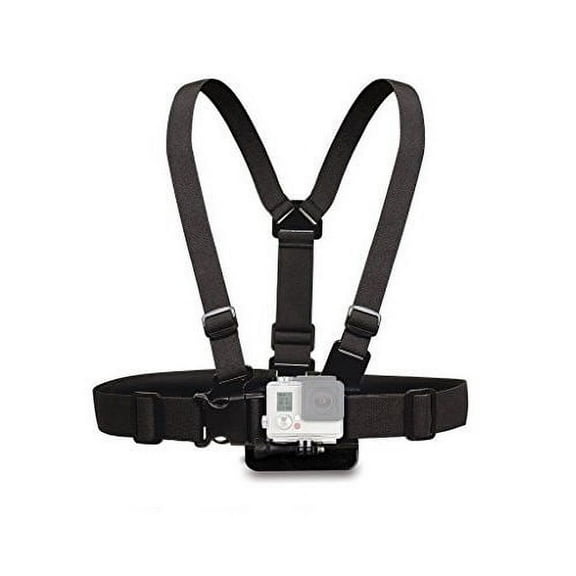 Adjustable Elastic Nylon Harness Straps Action Cameras, Black