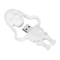 thumbnail image 5 of Memoria USB de alta velocidad con forma de calavera blanca y diseño de dibujos animados, 64 GB, 5 of 5