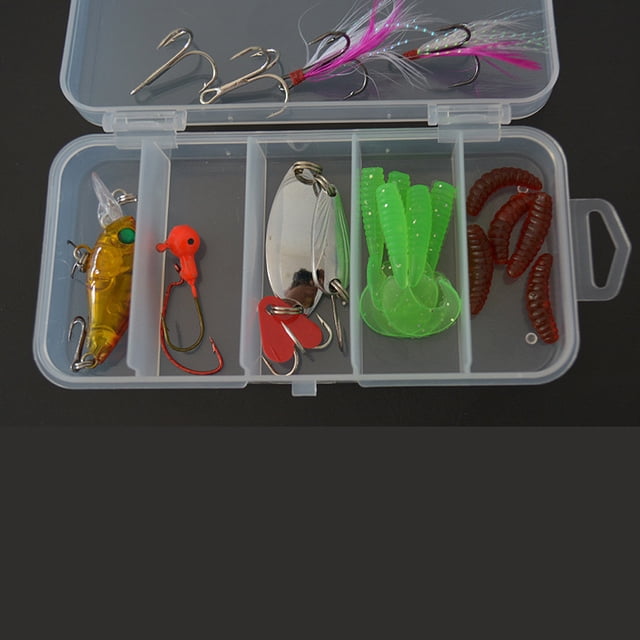 Up to 30% OFF, 20-Pk Lure Bait Kit, Realistic Design, 5 Types Baits, For Freshwater Fishing, Attractant Effect, Angling Gear, Fake Fish Baits Akmoler Popular Picks | Plastic, Multicolor
