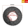 thumbnail image 6 of Narrow Wide Design Road Bike Chainring CNC Machining Chainring R7000 R8000 R9100, 6 of 10