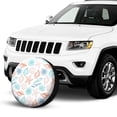 thumbnail image 4 of Kll Colorful Seashells1 Tire Cover,Universal Wheel Tire Cover For Trailer, Rv, Suv, Truck,Camper And Many Vehicle,(15 Inch), 4 of 8
