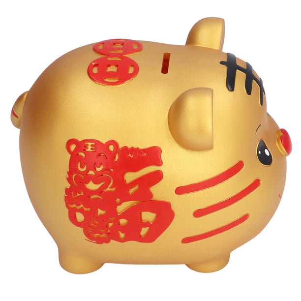Caja De Dinero, Banco De Moneda Con Forma De Tigre De Dibujos Animados Lindo Ampliamente Utilizado Para Regalo De Niños Para Almacenamiento De Monedas Para Decoración Del Hogar ANGGREK Otros