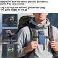 thumbnail image 4 of Magnetic Charging-Compatible Rugged Case with Holster & Tempered Glass Screen Protector compatiable with iPhone 17 Pro Phone, 4 of 7