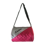Girl's Quilted Nylon Pink Dance Duffel Bag