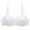 White, variant on FYDUU Lace Bralettes For Women Sheer Push Up Bras Thin Plus Size Breathable Women's Bra Adjustable Bra Comfortable Soft Bras /Khaki