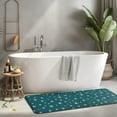 thumbnail image 2 of Teal Christmas Star Pattern Kitchen Rug Mat,Kitchen Runner Rugs Non Skid Washable,Decorative Kitchen Floor Mats for Kitchen,Sink,Laundry,17"x47.2", 2 of 7