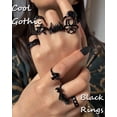 thumbnail image 4 of Juego de anillos ìF ME Gothic Vintage Black Punk Snake Claw 20-30 unidades, 4 of 7