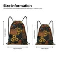thumbnail image 4 of Bingfone Embroidery Chicken Rooster Drawstrings Backpacks Bags For Men Women Gym Drawstrings Bag, 4 of 9