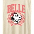 thumbnail image 3 of Peanuts - Belle Collegiate - Women's Short Sleeve Graphic T-Shirt, 3 of 6
