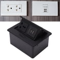 thumbnail image 4 of Bounce Desktop Socket, Panel de Aleación de Aluminio Impermable 250V Caja de Potencia de Potencia de PC Universal de 250V Centro de Alimentación 13a Para El Centro Comercial, 4 of 7