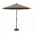thumbnail image 1 of SimplyShade 9 ft. Lanai Pro Octagon Market Umbrella with Star Light  Taupe, 1 of 1