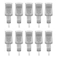 thumbnail image 2 of 10pcs Microblading Replacement Needle Stainless Steel 0.35mm Precise Fast Coloring Shading Cartridges Needles 1245RM, 2 of 5
