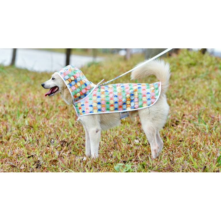 The Dodo Retro Rainy Days Raincoat Dog Apparel Medium